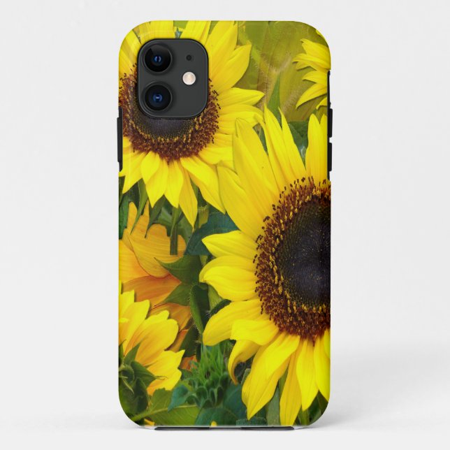 Sonnenblumen Case-Mate iPhone Hülle (Rückseite)