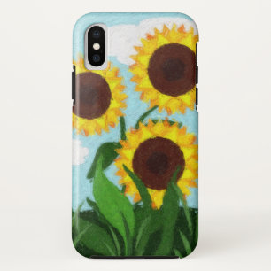 Sonnenblumen iPhone X Hülle