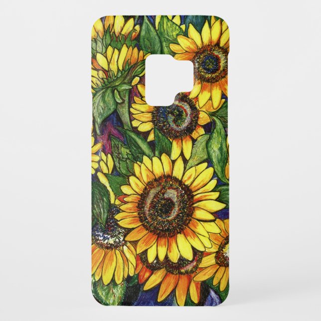 Sonnenblumen Case-Mate Samsung Galaxy Hülle (Rückseite)