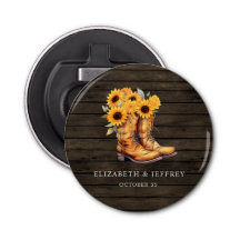 Sonnenblumen Cowboy Boots Barn Wood Western Hochze