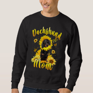Sonnenblumen Dackel Mama Hund Muttertag Sweatshirt