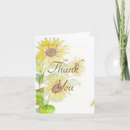 Sonnenblumen Dankeschön Karte