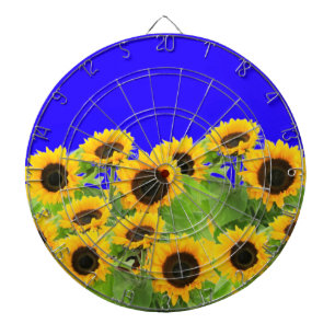Sonnenblumen Dart Brett Dartscheibe