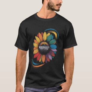 Sonnenblumen der Neurovielfalt feiern das Spektrum T-Shirt