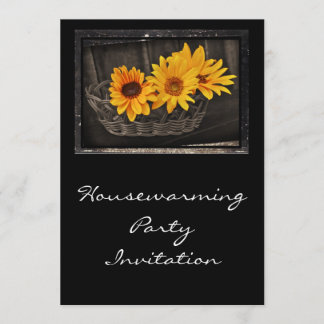 Sonnenblumen der Party Einladung