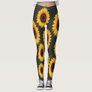 Sonnenblumen-Design Leggings