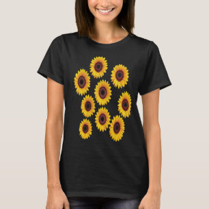Sonnenblumen-Design T-Shirt