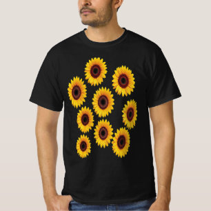 Sonnenblumen-Design T-Shirt