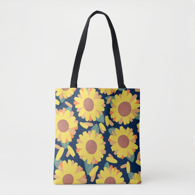 Sonnenblumen-Doodles (Vorderseite)