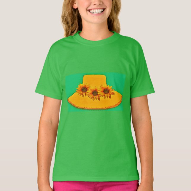 Sonnenblumen Drei T-Shirt (Vorderseite)