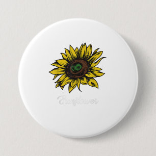 Sonnenblumen drucken Großes Sommergeschenk für Son Button