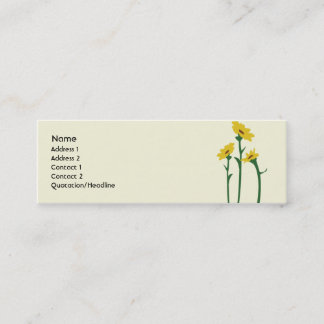 Sonnenblumen - dünn mini visitenkarte