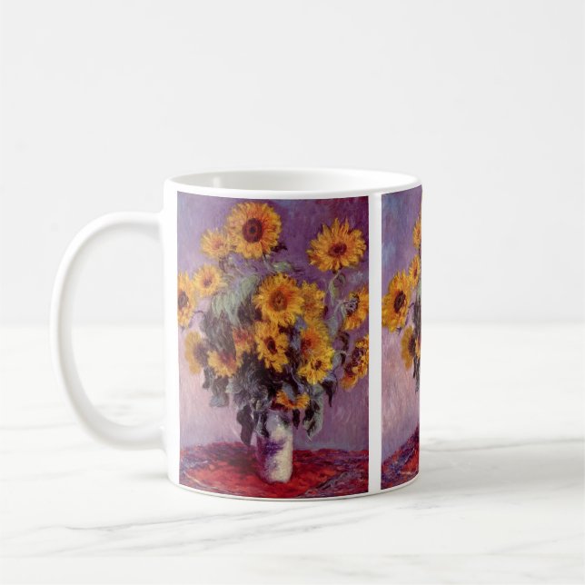 Sonnenblumen durch Claude Monet Tasse (Links)