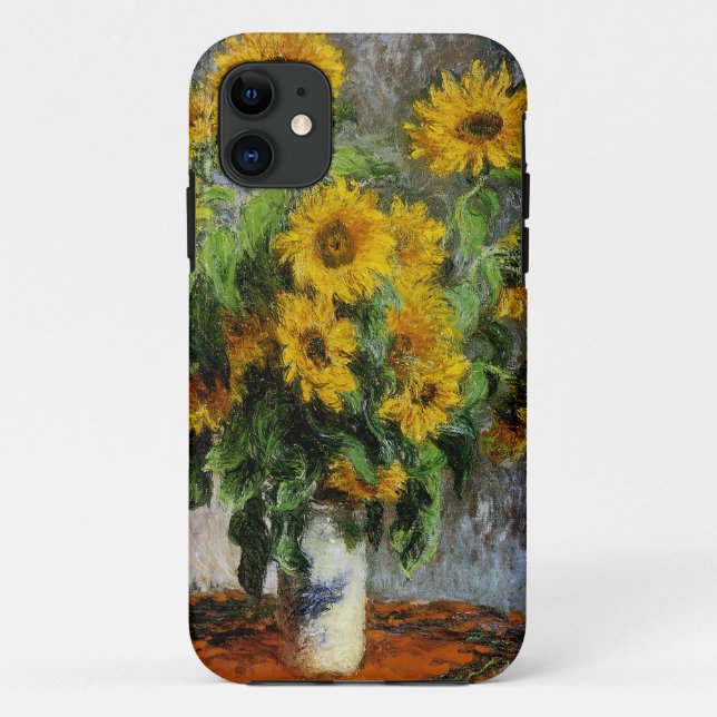 Sonnenblumen durch Monet Case-Mate iPhone Hülle (Rückseite)