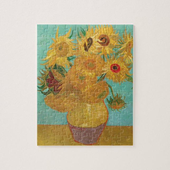 Sonnenblumen durch Van Gogh Puzzle (Vertikal)