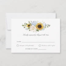 Sonnenblumen Dusty Blue Blumen Rustikale Hochzeit