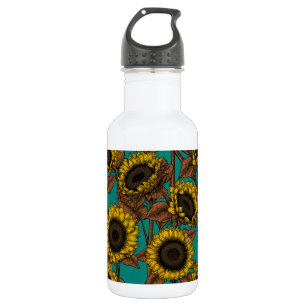 Sonnenblumen Edelstahlflasche