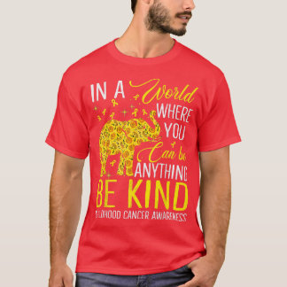 Sonnenblumen Elefant sein Kind Krebs Awaren T-Shirt
