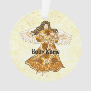 Sonnenblumen Engel Ornament