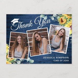 Sonnenblumen Eucalyptus 3 FOTO Abschluss Vielen Da Postkarte