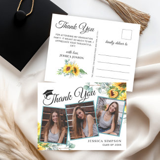 Sonnenblumen Eucalyptus 3 FOTO Abschluss Vielen Da Postkarte