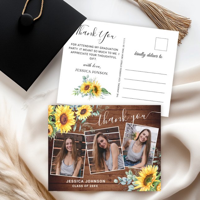 Sonnenblumen Eucalyptus 3 FOTO Abschluss Vielen Da Postkarte (Von Creator hochgeladen)