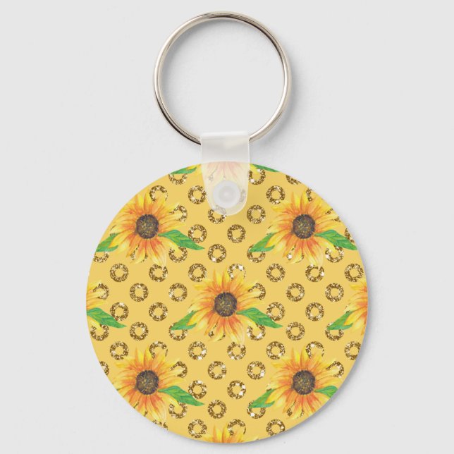 Sonnenblumen-Express Schlüsselanhänger (Vorderseite)