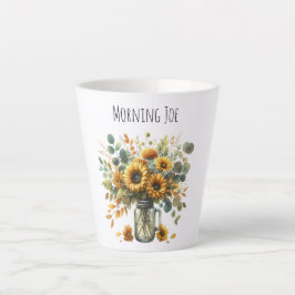 Sonnenblumen Fall Chic Country Geschenk Milchtasse