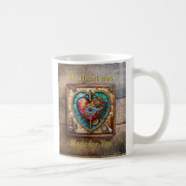 Sonnenblumen Festglass Herz Steampunk Serie Kaffeetasse