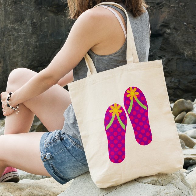Sonnenblumen Flip Flops Tragetasche (Von Creator hochgeladen)