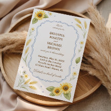 Sonnenblumen Florale Rustikale Elegante Hochzeit