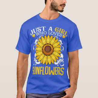 Sonnenblumen Florist Inspirierte Blume Botanische  T-Shirt
