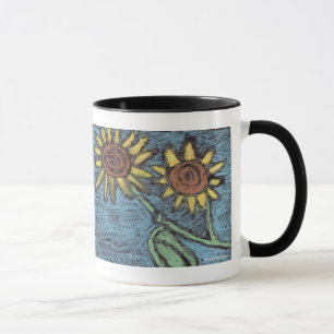 Sonnenblumen Forever - Kinder Kunst für CHOC Tasse