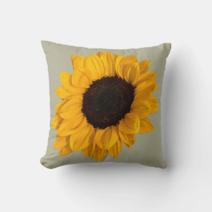 Sonnenblumen-Foto-Kissen Jesaja 60:1 Erhebe dich, Kissen
