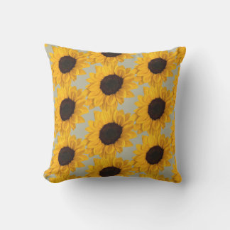 Sonnenblumen-Foto-Kissen Kissen