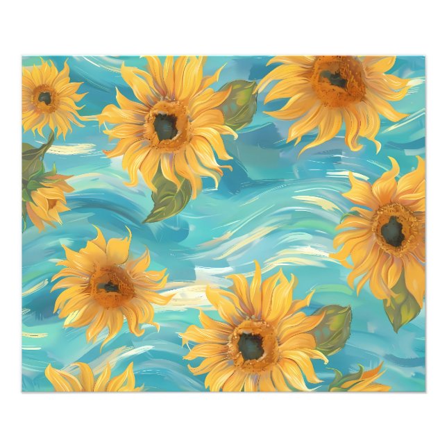 Sonnenblumen Fotodruck (Vorne)