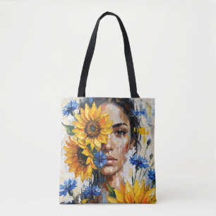 Sonnenblumen Frau