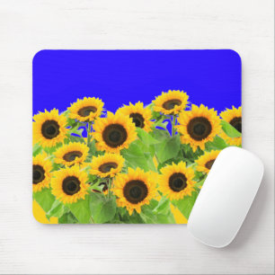 Sonnenblumen - Freiheit Ukraine Frieden ukrainisch Mousepad