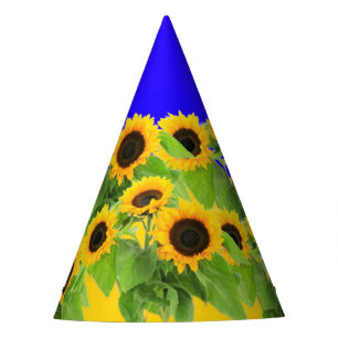 Sonnenblumen - Freiheit Ukraine Frieden ukrainisch Partyhütchen