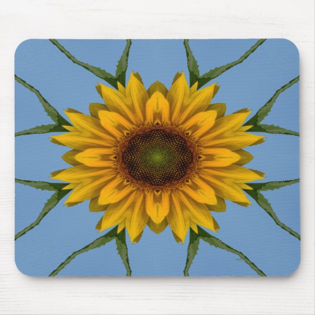 Sonnenblumen Freude ... Mousepad (Vorne)