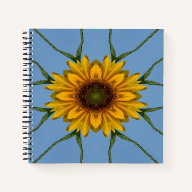 Sonnenblumen Freude ... Notizbuch (Vorderseite)