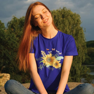 Sonnenblumen Frühling T-Shirt