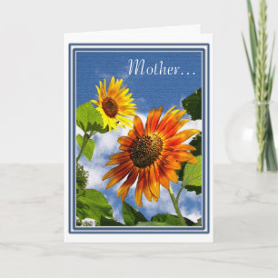 Sonnenblumen für Mutter Karte