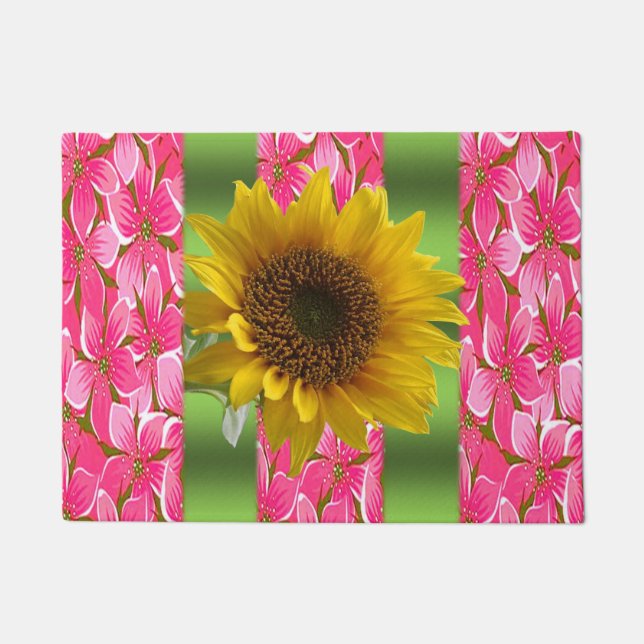 Sonnenblumen Fußmatte (Vorderseite)