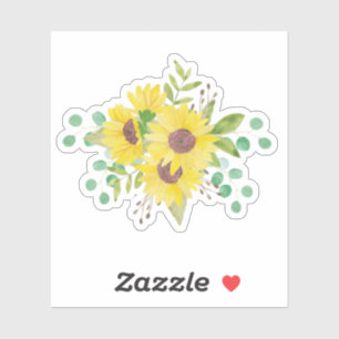 Sonnenblumen, Garten, Natur, Pflanze Aufkleber