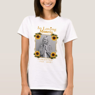 Sonnenblumen Gedächtnisverlust Foto Mutter T - Shi T-Shirt