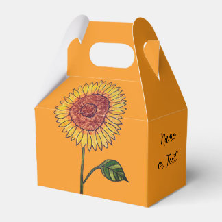 Sonnenblumen Gefallen Box Geschenkschachtel