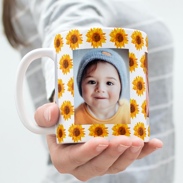 Sonnenblumen Gelbe Fotos Kaffeetasse (Von Creator hochgeladen)