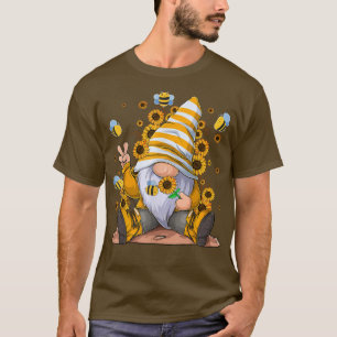 Sonnenblumen-Genom mit Bienenduft-Gnome für Fl T-Shirt