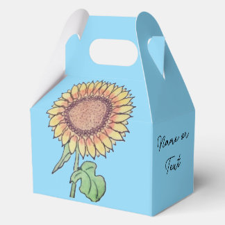 Sonnenblumen-Geschenkbox Geschenkschachtel